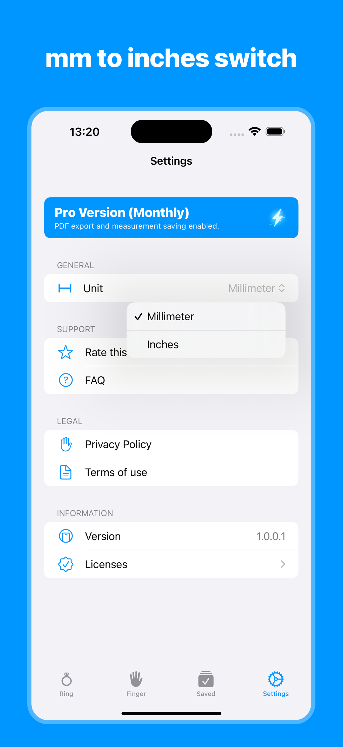 export with PDF