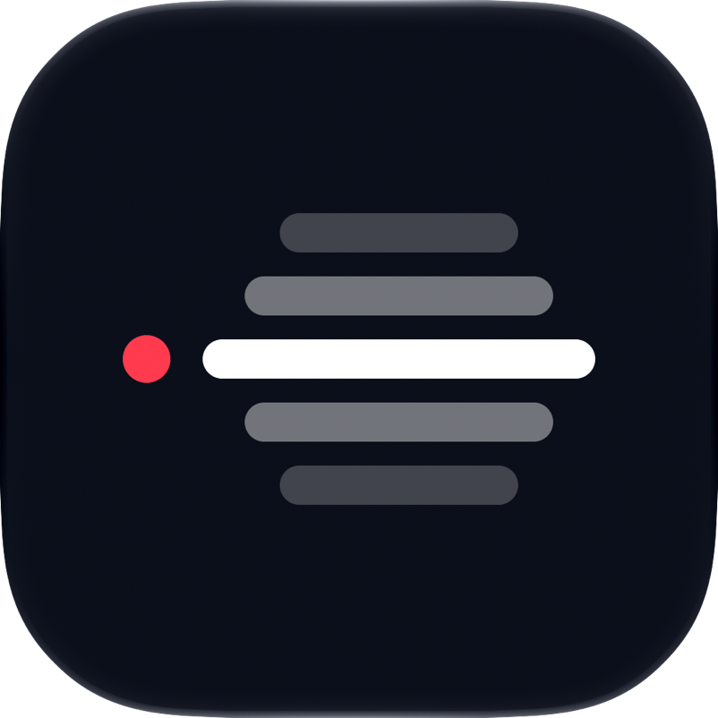 TelePro: Teleprompter Camera app icon
